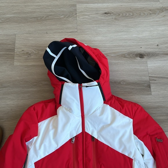 Bogner Jessy-D Down Ski Coat color fast red - Picture 9 of 14